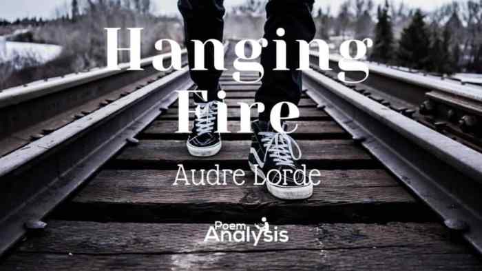 Hanging fire by audre lorde