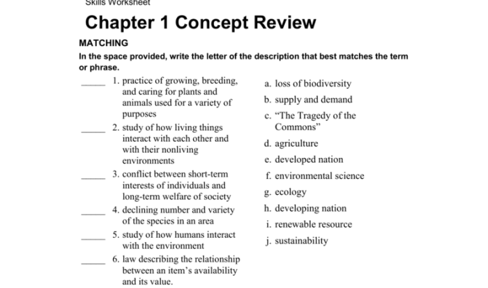 Introduction to ecology answer key